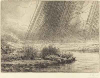 Tempestade Uma tempestade. de Alphonse Legros