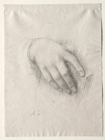 Estudo das mãos de Alphonse Legros