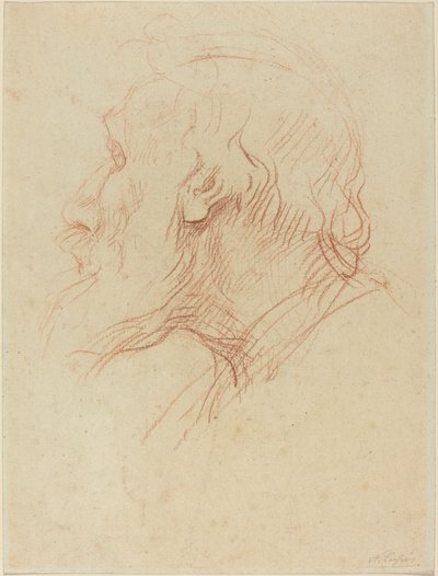 Estudo de um mendigo. de Alphonse Legros