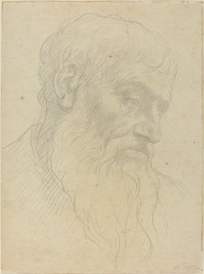 Estudo de uma cabeça de Alphonse Legros