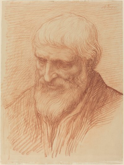 Estudo de um filósofo de Alphonse Legros
