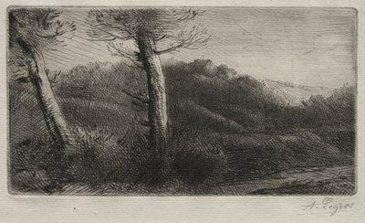Pôr do sol de Alphonse Legros