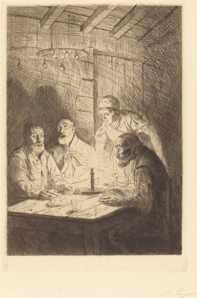 Ceia dos Pobres Ceia no misere. de Alphonse Legros
