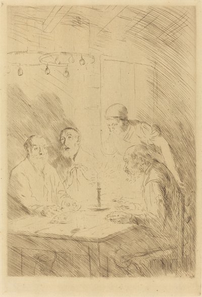 Ceia dos Pobres Ceia no misere. de Alphonse Legros