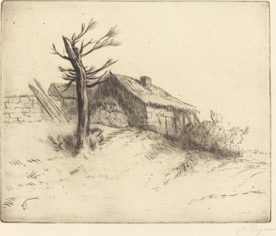 Chaumière (Chaumière) de Alphonse Legros