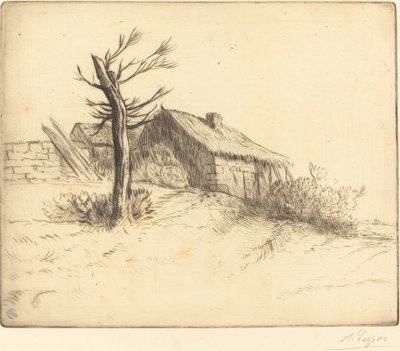 Chaumière (Chaumière) de Alphonse Legros