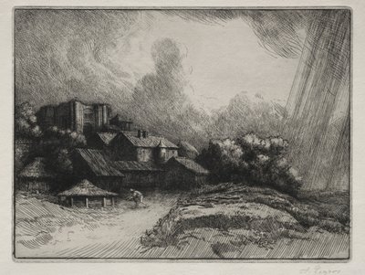 A fazenda da abadia. de Alphonse Legros