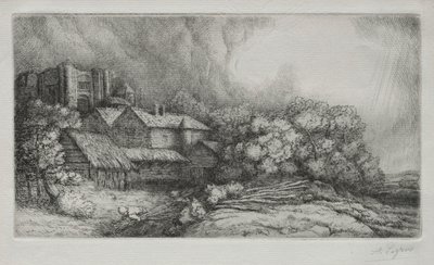 A fazenda da abadia La Ferme de labbaye. de Alphonse Legros