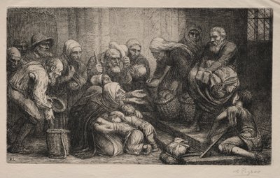 Os mendigos de Bruges de Alphonse Legros