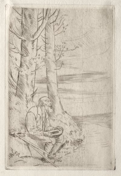 O mendigo cego de Alphonse Legros