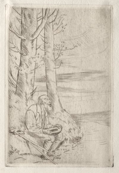 O Mendigo Cego. de Alphonse Legros