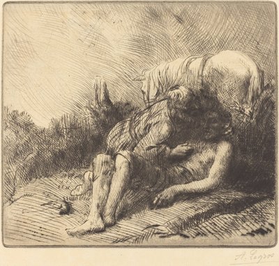 O Bom Samaritano de Alphonse Legros