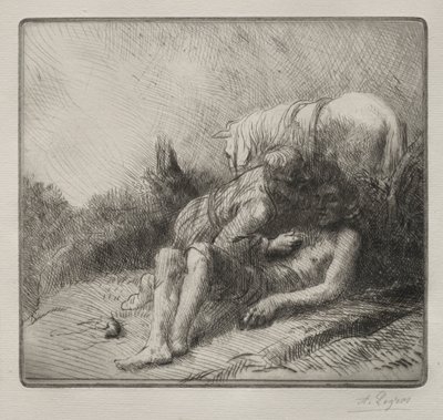 O bom samaritano. de Alphonse Legros