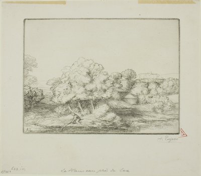 A aldeia à beira do lago de Alphonse Legros