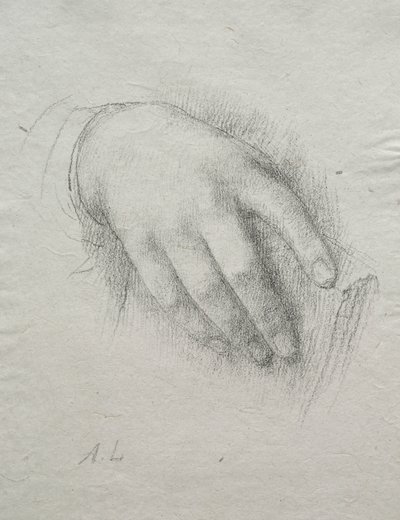 A Mão de Nora E. Legros de Alphonse Legros