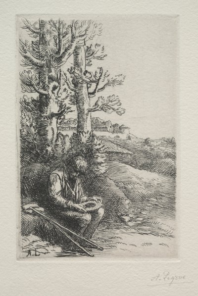 O pequeno mendigo. de Alphonse Legros