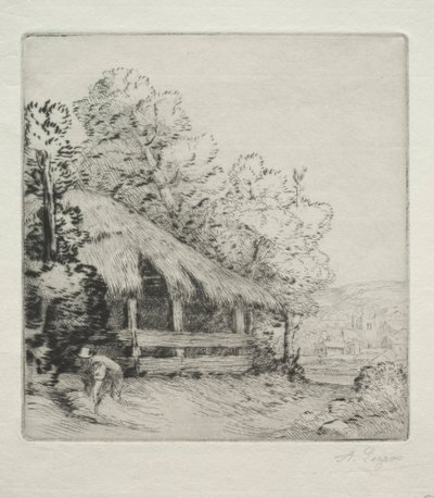 O pequeno galpão Le Petit Hangar. de Alphonse Legros
