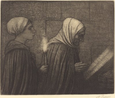 A manjedoura La creche. de Alphonse Legros