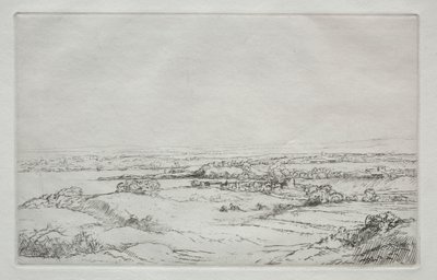 O Prado perto do Lago (La Plaine Près Du Lac) de Alphonse Legros