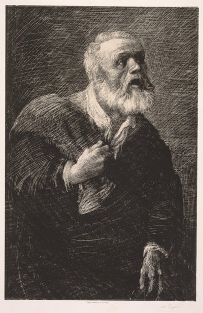 O Pregador da Noite de Alphonse Legros