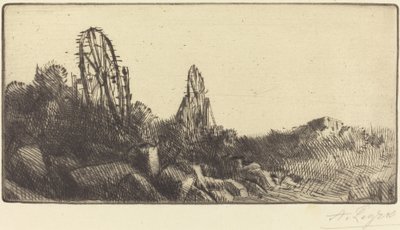As antigas pistas de corrida de Montrouge As antigas pedreiras de Montrouge. de Alphonse Legros