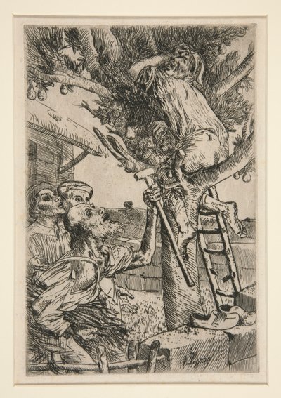 The Pear Thief, No. 2 (Le Voleur des Poires, No. 2) de Alphonse Legros