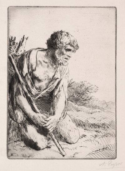 O Filho Pródigo (3ª Placa) de Alphonse Legros