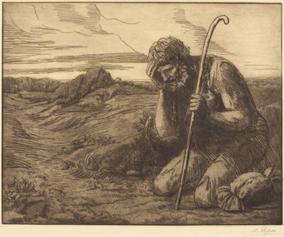O filho pródigo, 6.ª estampa («A criança pródiga») de Alphonse Legros