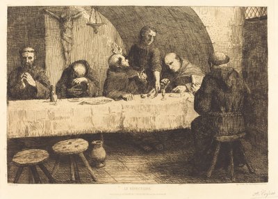 O Refeitório (Le refectoire) de Alphonse Legros