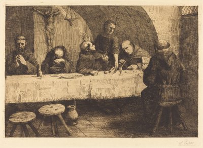 O Refeitório (Le refectoire) de Alphonse Legros