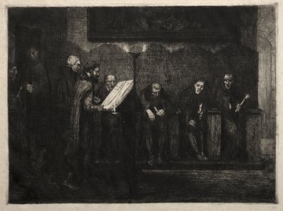Os cantores espanhóis de Alphonse Legros