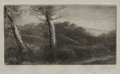 O Viajante Estendido na Grama de Alphonse Legros