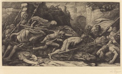 O Triunfo da Morte: Batalha O Triunfo da Morte: A Batalha. de Alphonse Legros