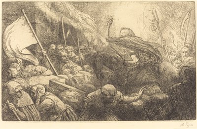 O Triunfo da Morte: Proclamação O Triunfo da Morte: A Proclamação. de Alphonse Legros