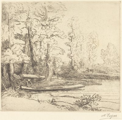 Árvores à beira da água (Les arbres au bord de l