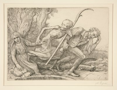 Triumph of Death: Death Leading L de Alphonse Legros