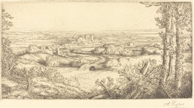Vale na Borgonha de Alphonse Legros