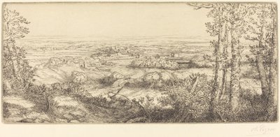Vale na Borgonha de Alphonse Legros
