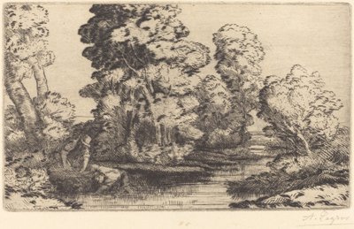 Vale na Borgonha Um vale na Borgonha. de Alphonse Legros