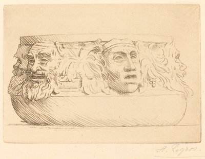 Vaso com Grotescos de Alphonse Legros
