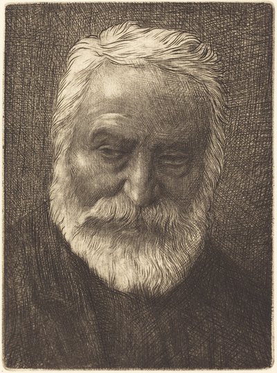 Victor Hugo, 2ª chapa. de Alphonse Legros