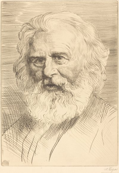 W.H. Longfellow, 1º prato. de Alphonse Legros