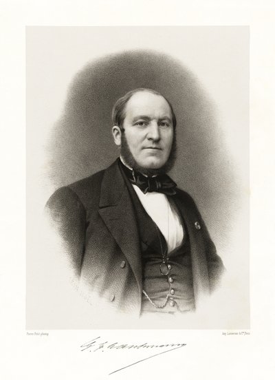 Georges Eugène Haussmann, 1865-66 de Alphonse Leon Noel