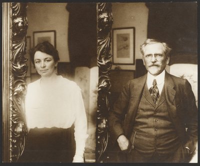 [Retrato de Alphonse Mucha e da sua mulher]. de Alphonse Maria Mucha