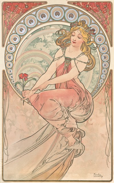 Pintura, 1898 de Alphonse Mucha