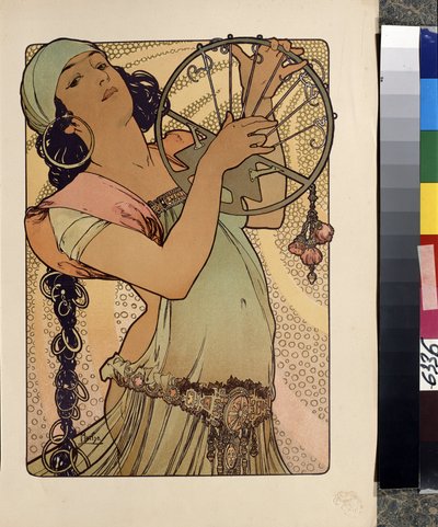 Salomé. Oeuvre de Alfons Maria Mucha (Alphonse Marie Mucha de Alphonse Marie Mucha