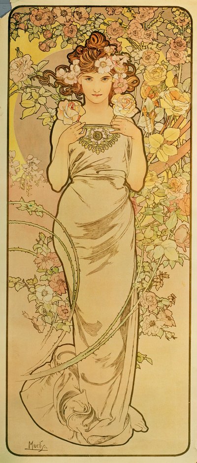 A Esmeralda de Alphonse Marie Mucha
