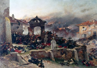 Um Neuville, o cemitério de Saint-Privat de Alphonse Marie de Neuville