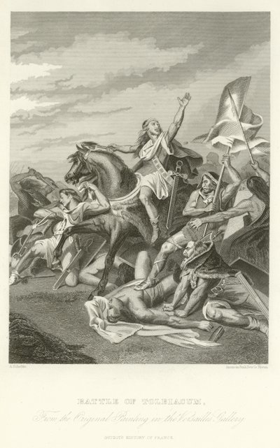 Batalha de Tolbiacum de Alphonse Marie de Neuville