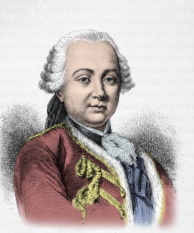 Retrato de Etienne Francois de Choiseul (Gravura) de Alphonse Marie de Neuville